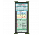 WhiteCoat Clipboard® Trifold - Army Green Respiratory Therapy Edition